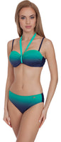 1 x RAW Customer Returns aQuarilla Women s Bikini Set 71H191 Navy Mint, 36  - RRP €34.27