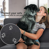 1 x RAW Customer Returns Ystyle sofa cover 2 seater with armrest, stretch sofa cover non-slip, modern sofa cover for dogs pets, breathable couch cover with elastic bottom, gray - RRP €30.89