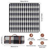 1 x RAW Customer Returns ACTIVE FOREVER Picnic Blanket 200x200cm, Camping Blanket Waterproof Bottom Sand-Free, Portable Beach Mat Outdoor Blanket Picnic Blankets for Park, Garden, Beach, Hiking, Travel - RRP €26.44