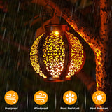 1 x RAW Customer Returns Lanterns for outdoors, OxyLED solar lantern for outdoors 2 pieces garden decoration for outdoors solar lamps for outdoors large weatherproof solar lamp outdoor solar light balcony decoration for patio terrace  - RRP €33.71