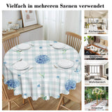 1 x Brand New Tablecloth Rectangular Florals Garden Tablecloths Garden Tablecloth Stain Protection Easy Care Washable Dirt-Repellent for Kitchen, Dining Table, Coffee Table, Parties, Dinner 150x260cm - RRP €28.8