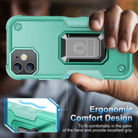 1 x Brand New HOOMIL Armor Case for iPhone 11, Military Grade Protection Shockproof Phone Case - Mint Green - RRP €21.6