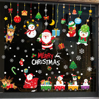 1 x RAW Customer Returns Christmas Window Decoration Self Adhesive Large Size Christmas Decoration for Kids Room A  - RRP €22.8