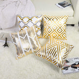 1 x RAW Customer Returns JOTOM Soft Cushion Cover Winter Warm Pillowcase Simple Print Sofa Home Decorative Art Fashion Decorative Pillow Cover 45 x 45 cm Set of 4 - RRP €18.48