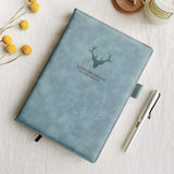 1 x RAW Customer Returns Earning Power Notebook A5 lined, hardcover diary with 360 pages and 80gsm premium paper. For notes, planning, studying, traveling, drawings, sketches and projects light blue  - RRP €12.99