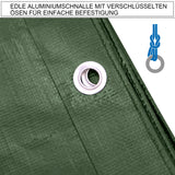 3 x Brand New STARPYNG -180g m Green 3m x 3m Tarpaulin Waterproof Heavy Duty Poly Tarpaulin Cover Suitable for Reinforced Edges of Roofs, Camping, Patios, Swimming Pools - RRP €60.48