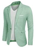 1 x RAW Customer Returns COOFANDY Men s Blazer Jacket Slim Elegant Light Stretch Sports Jacket Plus Size Onion Green XL - RRP €64.86