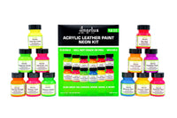 1 x RAW Customer Returns Angelus NEON Acrylic Leather Paint Starter Kit by Angelus - RRP €55.42