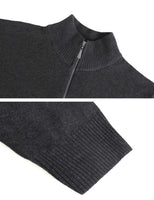 1 x RAW Customer Returns iClosam men s cardigan, fine knit with stand-up collar and zipper, anthracite, XL - RRP €30.73