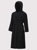 1 x RAW Customer Returns Ladeheid men s terry bathrobe made of 100 cotton LA40-192 black-30, L  - RRP €40.33