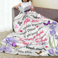 1 x Brand New JhcsDy Gift for Mom Gifts for Mother The perfect gift idea for the best mother in the world Cuddly blanket for birthday, Mother s Day Christmas Give warmth and love150x130cm - RRP €20.4