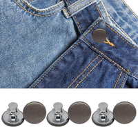 1 x Brand New MOVKZACV 6 pieces jeans buttons without sewing, 17 mm jeans buttons for screwing, jeans button, removable trouser snap fasteners buttons for clothing jeans trousers bags, to expand or reduce the trouser size - RRP €20.4