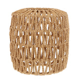 2 x RAW Customer Returns Holibanna Small Lamp Color Barrel Rattan Woven Lampshade Decorative Vintage Lampshade for Table Lamp Chandelier Wall Ceiling Lights Ramdon Style  - RRP €72.98