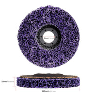 1 x RAW Customer Returns 5pcs Flap Discs for Angle Grinder Metal Paint Scraper 115mm - RRP €25.2