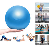 1 x Brand New GOSAIL Exercise Ball Small - Soft Pilates Ball with Inflatable Straw for Pilates, Yoga, Full Body Workout, Improving Balance at Home in the Gym and in the Office - RRP €9.0