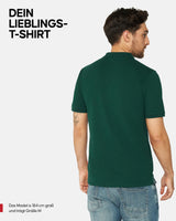 1 x RAW Customer Returns DANISH ENDURANCE polo shirt for men made of organic cotton, short sleeve regular fit, stretch fit green XL - RRP €33.95