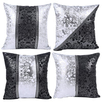 1 x RAW Customer Returns JOTOM Soft Cushion Cover Winter Warm Cushion Cover Simple Print Sofa Home Decorative Art Fashion Decorative Cushion Cover 45 x 45 cm Set of 4 - RRP €18.71