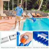 1 x RAW Customer Returns Joyhoop Aspirador Piscinas Fondos Small - Port Til Limpiezafondos Piscina Manual con Barra Telesc pica, Kit de Limpieza Piscina, para Piscinas sobre El Suelo, Estanques, Piscinas Inflables, de Hidromasaje - RRP €29.99