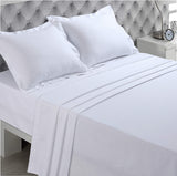 1 x RAW Customer Returns Vision Bed Sheet White 270 x 300 cm 100 Cotton - RRP €24.2