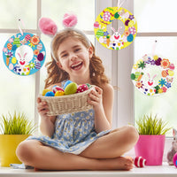 20 x Brand New BETESSIN Easter crafts for children Easter pendant decoration Easter craft set foam rubber sticker Easter crown Easter decoration Easter bunny sticker self-adhesive Easter decoration 262 piece creative set arts and crafts - RRP €148.4