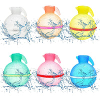 7 x Brand New Pack of 6 reusable water bombs, refillable water bombs, magic splashy balls, happy water bombs, reusable self sealing water bomb balloons, self-sealing water bombs, silicone water bombs - RRP €134.4