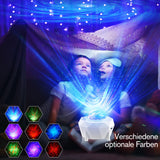 1 x RAW Customer Returns LED starry sky projector, night light galaxy star light projector with Bluetooth and remote control, star light with timer remote Bluetooth speaker for children, adults, birthday gifts - RRP €24.69