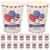 1 x Brand New LALAFINA 48pcs Paper Cups With American Flag Drinks Set Disposable Cups Disposable Paper Cups Party Serving Cups Paper Cups 340ml Paper Cups Disposable Party Drinking Cups - RRP €22.89