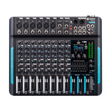 1 x RAW Customer Returns D Debra Audio Pro Portable Audio Recording Mixer with USB 99 DSP Digital Effects for DJ Mixer Console Karaoke Recording Studio DP-10  - RRP €169.0