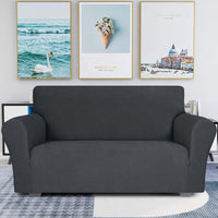 1 x RAW Customer Returns Ystyle armchair cover stretch, armchair cover, sofa cover 1 seater, sofa protector non-slip, sofa cover, elastic couch cover with armrests, sofa cover sofa cover armchair cover, dark grey - RRP €27.22