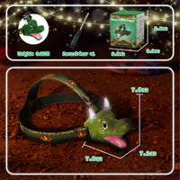 1 x RAW Customer Returns Kizeefun Dinosaur Headlamp Children, Head Lamp Children with 3 Lighting Modes and Roar, LED Children s Headlamp for Reading Jogging Camping Hiking Fishing - RRP €13.55