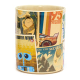 6 x Brand New Disney Store Official Pixar Poster Mug, Stoneware, 11 cm, Office Mug, Unique Movie Inspired Drinking Vessel - RRP €122.4