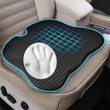 1 x RAW Customer Returns SKYNY Wedge cushion car, memory foam seat cushion car, orthopedic seat cushion pain relief, improvement in sitting, booster seat adults, for the car, office chair - RRP €34.99