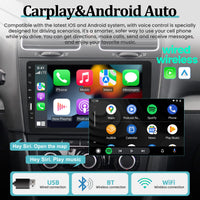 1 x RAW Customer Returns  2G 32G Wired Wireless Apple CarPlay Android Auto 1 Din Android car radio with screen 9 inch touchscreen radio Hi-Fi WiFi SWC GPS navigation AHD reversing camera and microphone - RRP €161.34