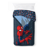 1 x RAW Customer Returns Marvel Spiderman City Streets 100 cotton children s bedding set 135x200 cm single bed size - duvet cover pillowcase 80x80 cm - RRP €33.88