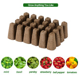 1 x RAW Customer Returns Yoocaa Growth Sponges with Plant Fertilizer for Hydroponic Growing System, Seed Starter Pods with 24pcs Grow Sponges, A B Solid Nutrient Plant Foods, Seed Starter Plugs Replacements - RRP €28.99