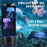 3 x RAW Customer Returns AONAT LED Fantasy Jellyfish Lava Lamp, LED Children s Aquarium Night Lights Round Jellyfish Lamp, 8 Colors Setting Mood Light for Home Office Decoration Great gifts for children and adults - RRP €83.97