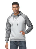 1 x Brand New YuKaiChen Men s Pullover Hoodie Patchwork Sweatshirt Casual Raglan Sleeve Hoodie with Pockets M Deep Grey - RRP €27.6