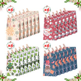 1 x RAW Customer Returns Gintan Paper Bags Small Christmas Gift Bags 24 Pieces-4 Styles 6 Pieces, Comes with 24 Small Christmas Cards and 24 Small Clips Christmas Gift Bag for Christmas Advent Calendar - RRP €14.14