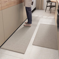 1 x RAW Customer Returns Color G 2 Pieces Kitchen Rugs, Washable Non-slip Kitchen Rug, Fabric, Absorbent Runner, Easy to Clean Runner Rug, for Dining Room, Laundry Room Beige, 43x75cm 43x150cm  - RRP €55.45