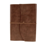 1 x RAW Customer Returns Tivoli A4 Diary Notebook in Recycled Leather, Handmade by Tuscan Artisans, Includes Gift Box, A4 21x30 cm Light Brown - RRP €50.0