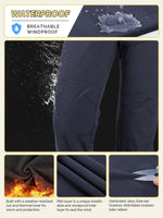 1 x RAW Customer Returns Cycorld hiking pants women s outdoor pants winter, waterproof ski pants warm thermal pants softshell pants lined trekking pants snow pants women s snowboard pants rain pants climbing pants winter navy blue, XL  - RRP €36.29