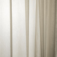 1 x RAW Customer Returns Topfinel Curtains with Eyelets Transparent Curtain Beige Curtains Bedroom Modern Curtain Living Room Eyelet Curtain 225 cm Long Over Curtains Curtains Drapes Eyelet Curtains 140 cm Wide for Hotels Offices - RRP €23.79