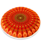 9 x Brand New Mandala Life ART Bohemian Round Cushion Cover - 75 cm - Accent Item for Your Living Room, Bedroom, Sitting Area - Floor Pillow Cover - RRP €242.01