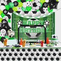 9 x Brand New Football Party Decorations, Football Foil Balloons, Number 2 Foil Balloons, for Kids Football Fans Birthday Party, Football Game Day Party Decorations - RRP €172.8