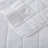 1 x RAW Customer Returns R.SHARE Summer Bedspread 300 270 cm with 2 pillowcases Cuddly Blanket Fluffy Blanket, Ultra Soft Sofa Throw Blanket for All Seasons, Living Blankets Quilt Made of Microfiber-White - RRP €42.35