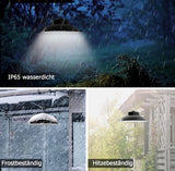 1 x RAW Customer Returns DAYTEE Solar Hanging Light for Outdoors, 360 Lighting with 160 LED Beads IP65 Waterproof, 3200mA Battery Portable Split Design, Solar Lamp Hanging for Garden, Patio and Balcony - RRP €39.31