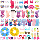 1 x RAW Customer Returns Miunana 26 Dolls Clothes Swimsuit Dresses Accessories Clothes Float Swimming Ring Shoes for 11.5 Inch Dolls Doll Clothes - RRP €9.78