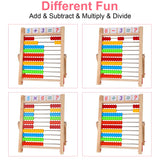 1 x RAW Customer Returns KIDWILL Primary School Slide Rule Abacus, Calculation Frame with 100 Beads Counting Sticks Number Alphabet Cards, Educational Toy Gift for Children from 2 Years, Counting Frame - RRP €16.99