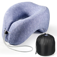 1 x RAW Customer Returns eemol travel pillow - memory foam neck pillow airplane, neck pillow travel strong support to protect the cervical spine - RRP €29.24