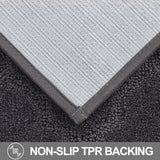 1 x RAW Customer Returns COSY HOMEER kitchen runner non-slip 2 pieces, kitchen carpet washable non-slip, kitchen mats, carpet runner hallway for kitchen, kitchen mat rug carpet 61 x 90CM 61 x 152CM, dark grey  - RRP €54.44